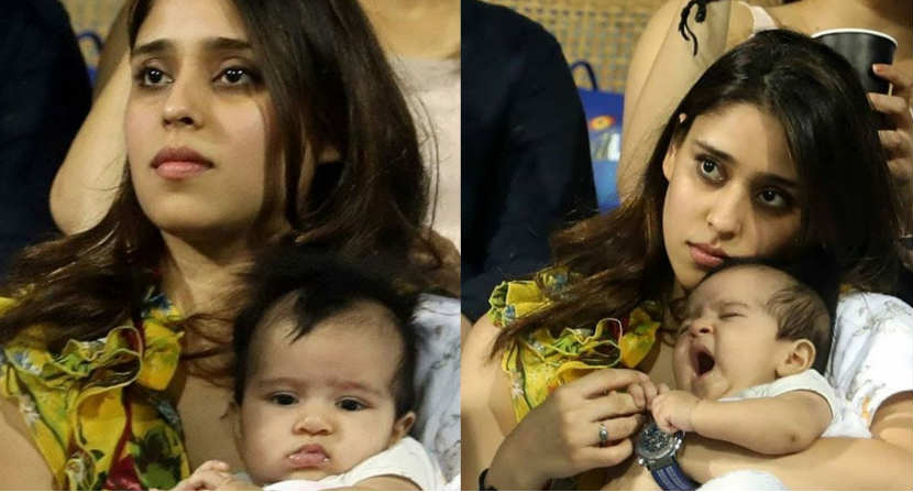 IPL 2019 : रोहितच्या चिमुकलीसाठी मुंबई इंडियन्सची खास जर्सी