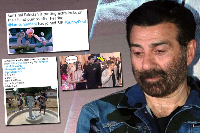 सनीच्या भाजपा प्रवेशानंतर सोशल मीडियावर भन्नाट मीम्सचा ‘गदर’