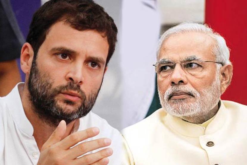 जिथे मोदींची सभा, तेथेच राहुल यांचाही प्रचार