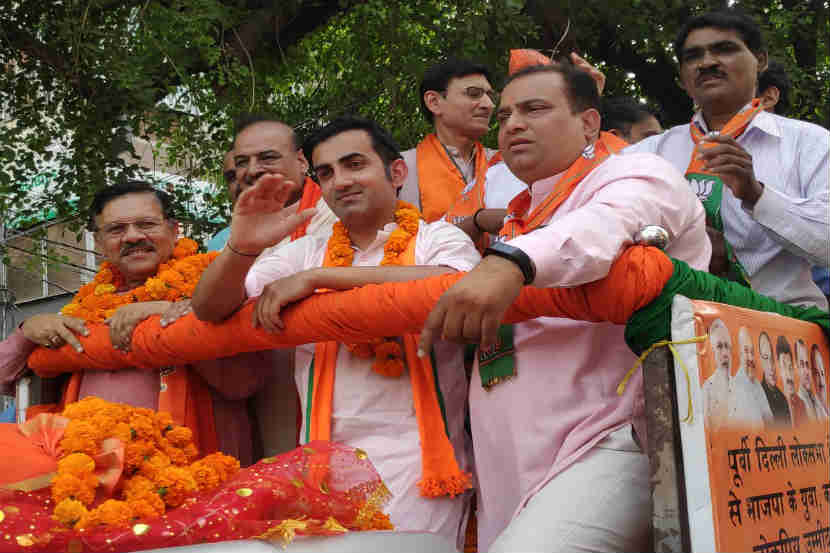 राजकारणाची पहिलीच इनिंग गंभीरने गाजवली, ‘आप’च्या प्रतिस्पर्ध्याचा पराभव करुन विजयी