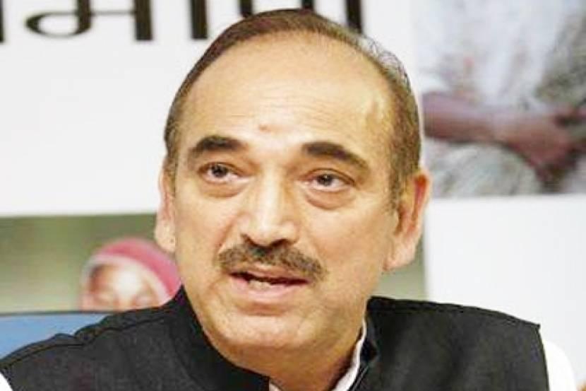  ज्येष्ठ काँग्रेस नेते गुलाम नबी आझाद