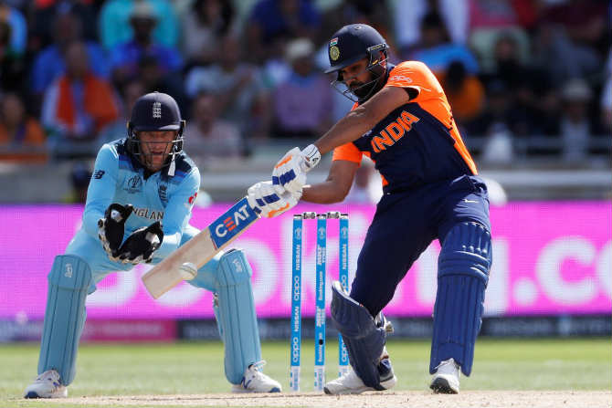 World Cup 2019 : हिटमॅनची इंग्लंडवर ‘दादा’गिरी; गांगुलीच्या विक्रमाशी बरोबरी