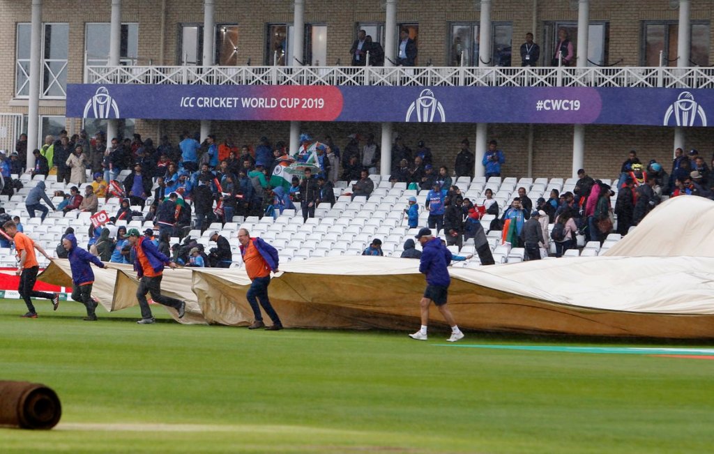 World Cup 2019 IND vs NZ : भारत-न्यूझीलंड सामन्यात पावसाचा विजय; सामना रद्द