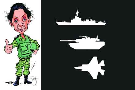 Union Budget 2019 : संरक्षण खात्यासाठीची तरतूद ८ टक्क्य़ांनी वाढली Union Budget 2019 : संरक्षण खात्यासाठीची तरतूद ८ टक्क्य़ांनी वाढली