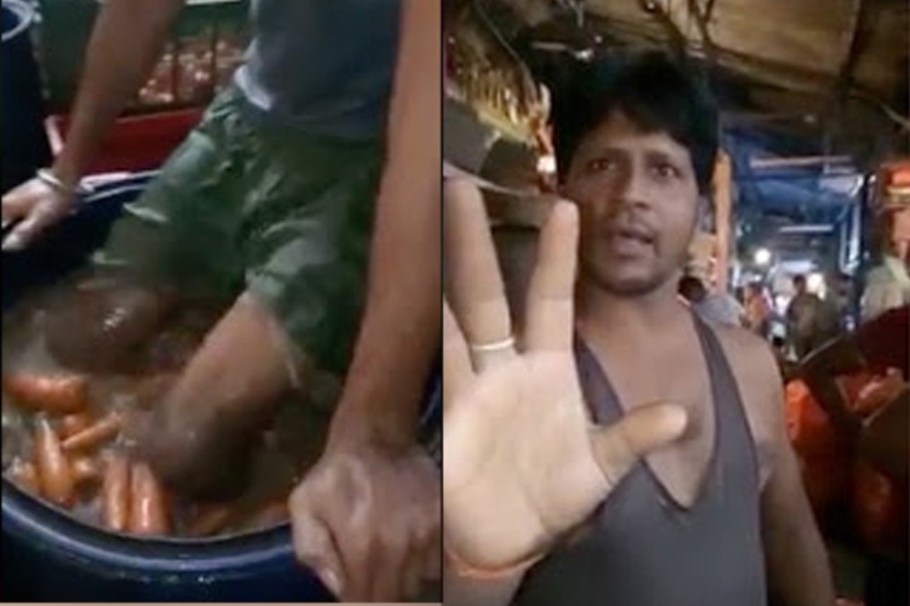 रस्त्यावर गाजर ज्यूस पित असाल तर सावधान! आधी हा व्हिडीओ पाहा