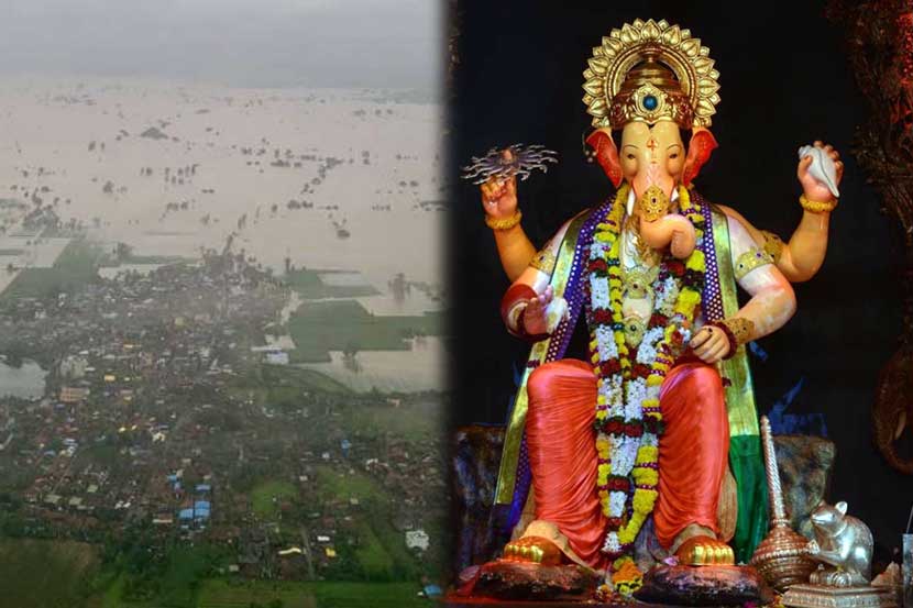‘लालबागचा राजा’ आला धावून; ‘ पूरग्रस्तांसाठी २५ लाखांची मदत