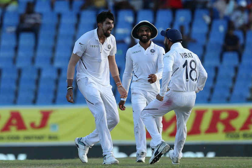 Ind vs WI : पहिल्या डावात इशांत शर्माची अनोखी कामगिरी, १३ वर्ष अबाधित विक्रमाशी केली बरोबरी