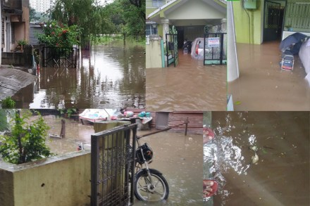 पिंपरी-चिंचवडच्या सखल भागांमध्ये पाणी साचलं, रहिवासी वस्त्यांमध्ये पाणी शिरलं