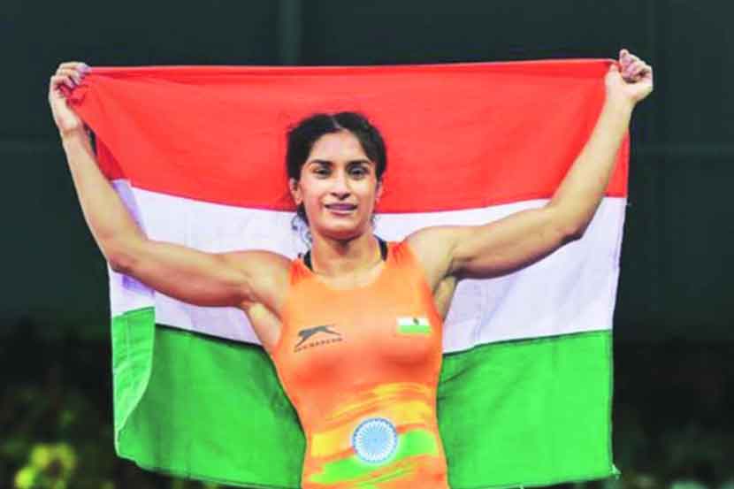 विनेशला फोगटला सलग तिसरे सुवर्ण