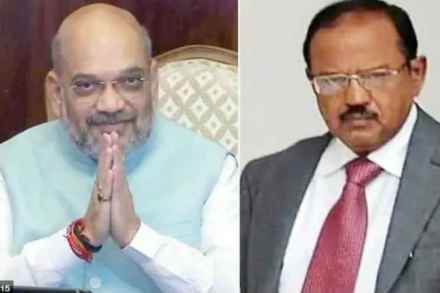 काश्मीर प्रश्नावर उच्चस्तरीय बैठक, अमित शाह, NSA डोवाल आणि IB प्रमुख होते हजर काश्मीर प्रश्नावर उच्चस्तरीय बैठक, अमित शाह, NSA डोवाल आणि IB प्रमुख होते हजर