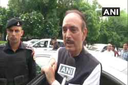 काँग्रेस नेते गुलाम नबी आझाद यांना दुसऱ्यांदा जम्मू विमानतळावरुनच दिल्लीला पाठवलं