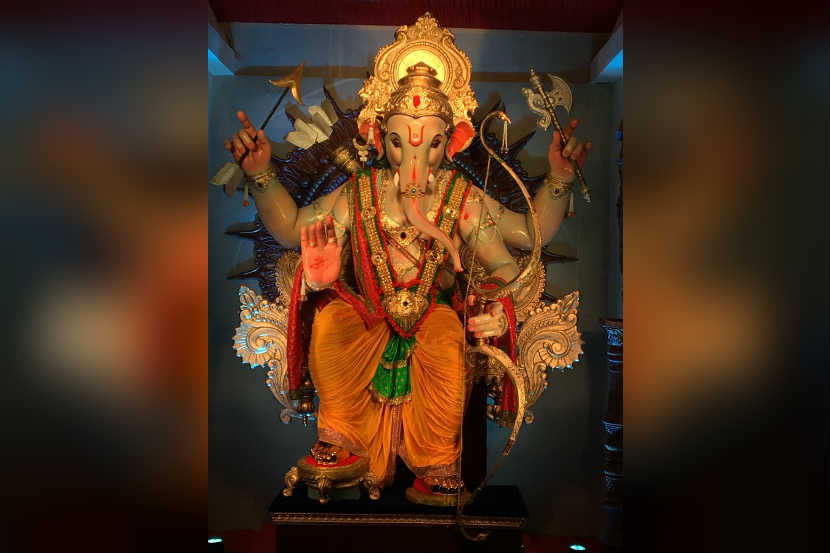 ‘मुंबईच्या राजा’चं पहिलं दर्शन