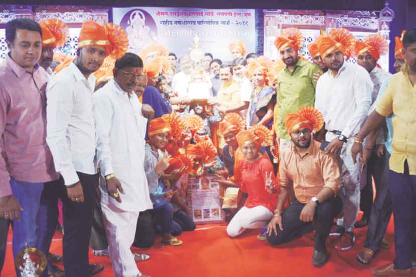 श्रीमंत दगडूशेठ हलवाई सार्वजनिक गणपती ट्रस्टतर्फे राष्ट्रीय गणेशोत्सव स्पर्धेच्या पारितोषिक वितरण कार्यक्रमात चंद्रकांत पाटील यांच्या हस्ते नाना पेठेतील काळभैरवनाथ तरुण मंडळाला प्रथम क्रमांकाचे पारितोषिक प्रदान करण्यात आले.