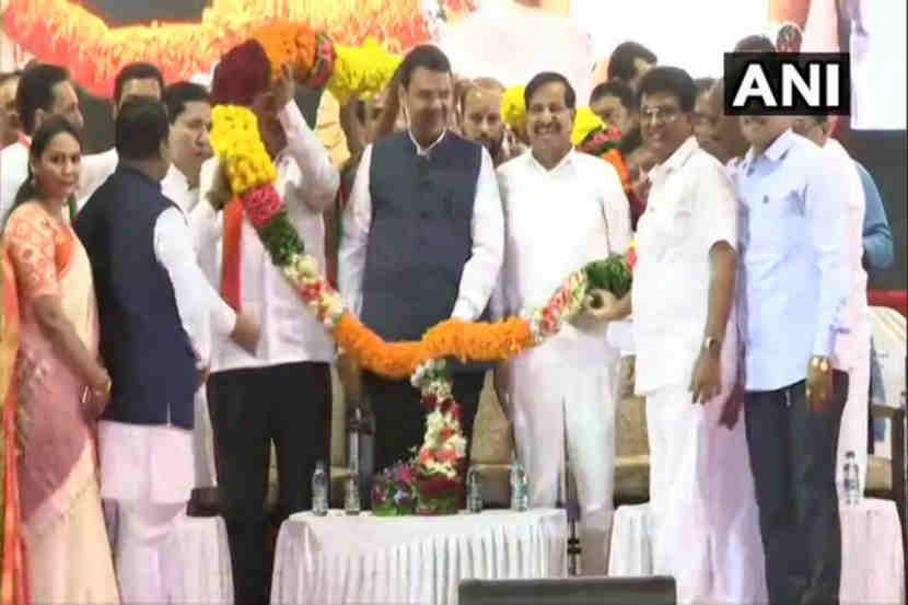 नवी मुंबईत राष्ट्रवादीला खिंडार, गणेश नाईक आणि संजीव नाईक यांचा भाजपात प्रवेश