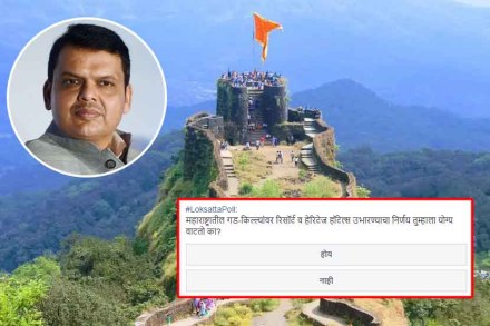 गड-किल्ल्यांवर रिसॉर्ट व हेरिटेज हॉटेल्स उभारण्याचा निर्णय योग्य वाटतो का?, नोंदवा तुमचे मत