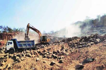 नाहूर-निळजे मार्गाचे काम वेगाने