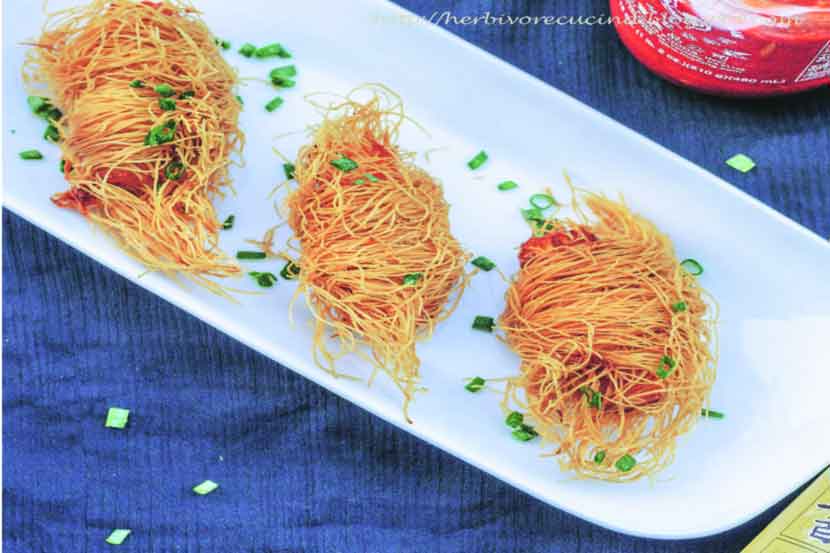 थ्रेडेड पनीर / चिकन