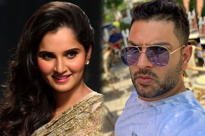 सानिया मिर्झा आणि युवराज सिंग