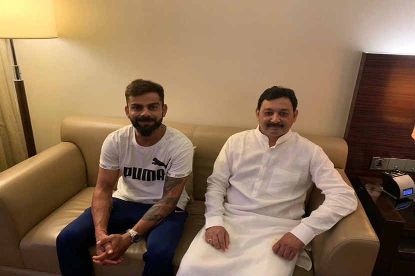विराट कोहलीला पहायचाय रायगड किल्ला, छत्रपतींना घातलं साकडं