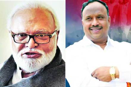 छगन भुजबळ व संभाजी पवार