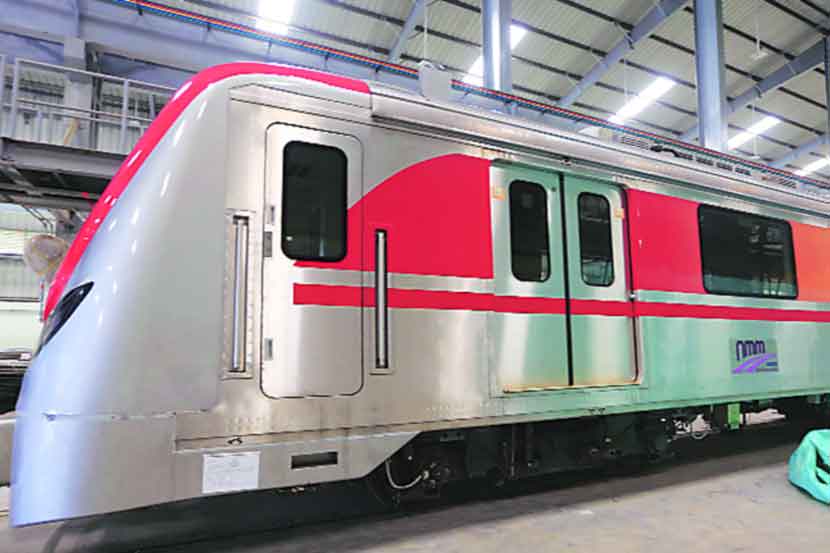 नवी मुंबई मेट्रोच्या पहिल्या चाचणीसाठी चीनवरून आणण्यात आलेले डबे (कोच) वापरण्यात आले होते.