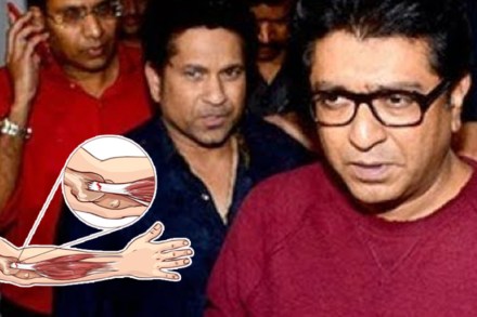 राज ठाकरे आणि सचिन तेंडुलकर