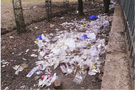 प्लास्टिक कचरा हटेना