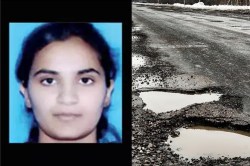 खड्ड्यांमुळे इंजिनिअर तरुणीचा बाईकवरुन पडून मृत्यू, वडिलांविरोधात गुन्हा