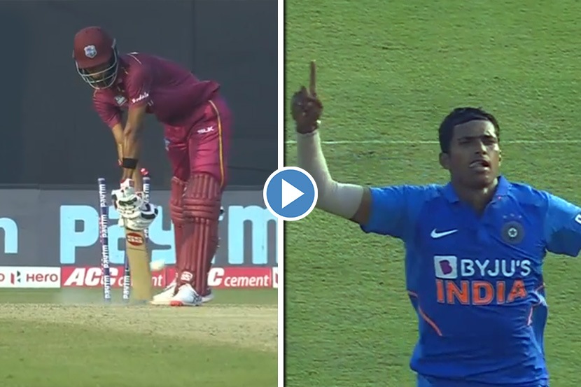 Video : एकदा पाहाच युवा गोलंदाज नवदीप सैनीचा भन्नाट यॉर्कर…