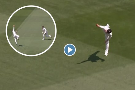 Video : ‘एकहाती कॅच’… स्मिथला बाद करण्यासाठी निकल्सने टिपला भन्नाट झेल Video : ‘एकहाती कॅच’… स्मिथला बाद करण्यासाठी निकल्सने टिपला भन्नाट झेल