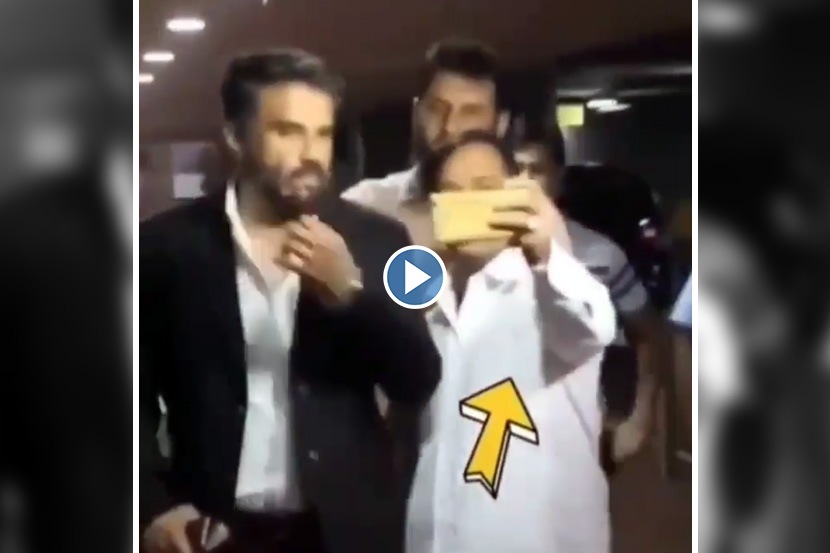 …अन् सुनिल शेट्टीने खेचून घेतला चाहत्याचा मोबाईल