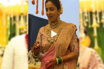 Video : ‘शार्दुलराव आहेत बरे…’ नेहा पेंडसेने लग्नात घेतला भन्नाट उखाणा