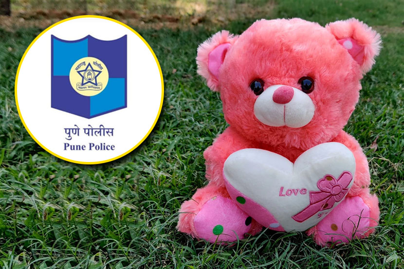 Teddy Day: पुणे पोलिस म्हणतायत कुठेही टेडी बेअर दिसला तर आम्हाला कळवा…