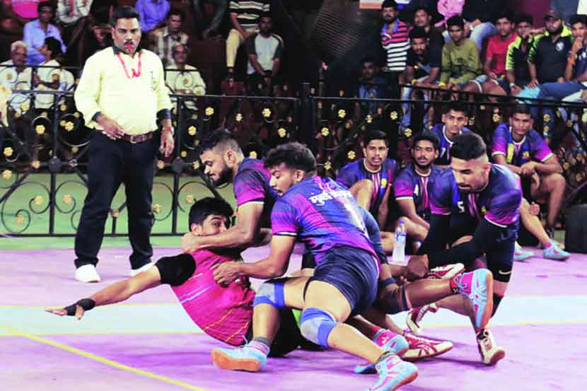 राज्यस्तरीय  कबड्डी स्पर्धा : मुंबई उपनगर बाद फेरीत