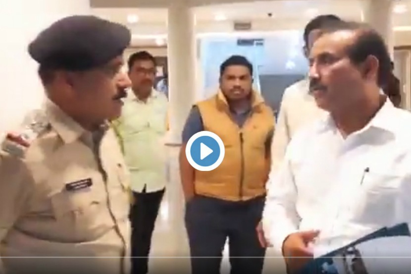Video: करोनाग्रस्तांबरोबर आरोग्यमंत्र्यांना ऑन ड्युटी पोलिसांचीही काळजी; मायेनं केली चौकशी