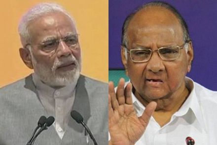 पंतप्रधान नरेंद्र मोदी आणि राष्ट्रवादीचे अध्यक्ष शरद पवार. (संग्रहित छायाचित्र)