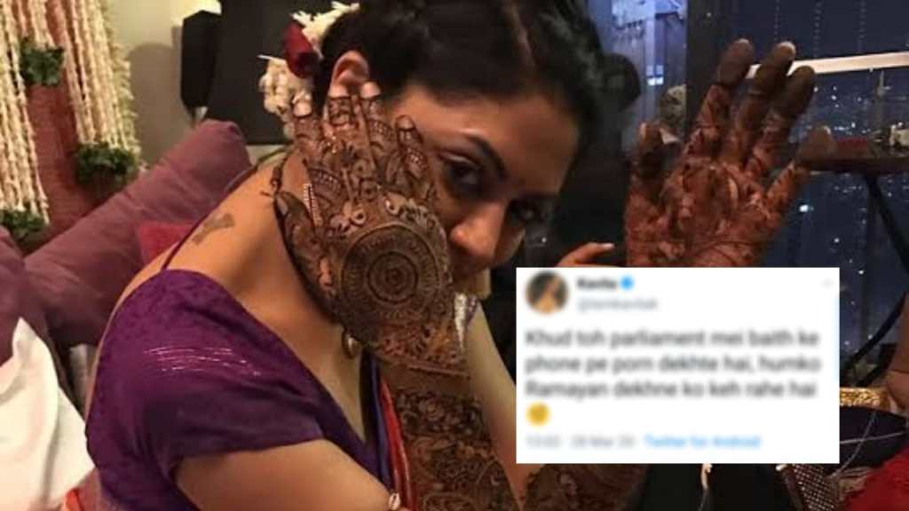 ‘तुम्ही संसदेत पॉर्न पाहता आणि आम्हाला रामायण…’ अभिनेत्रीचे वादग्रस्त वक्तव्य
