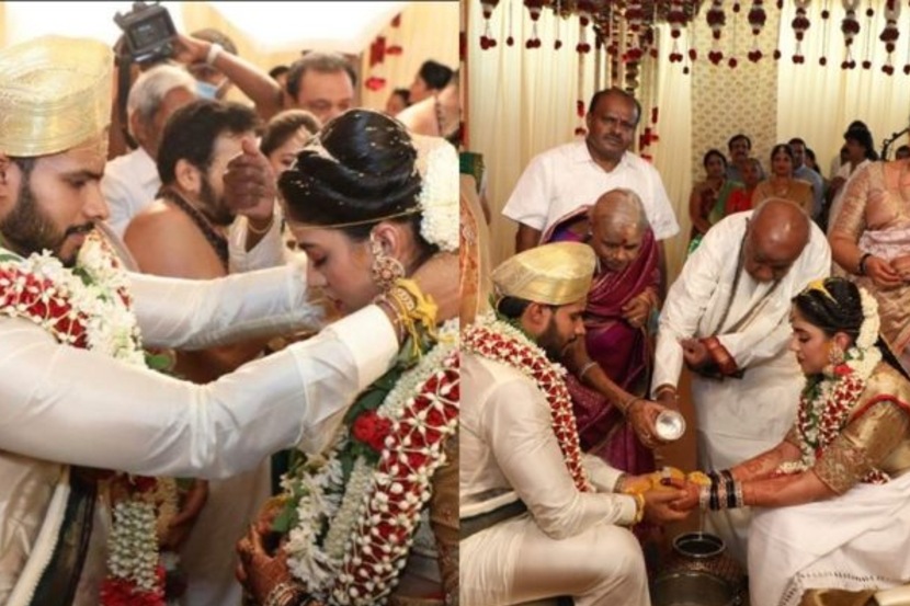 निखिल आणि रेवतीचा विवाहसोहळा निखिल आणि रेवतीचा विवाहसोहळा