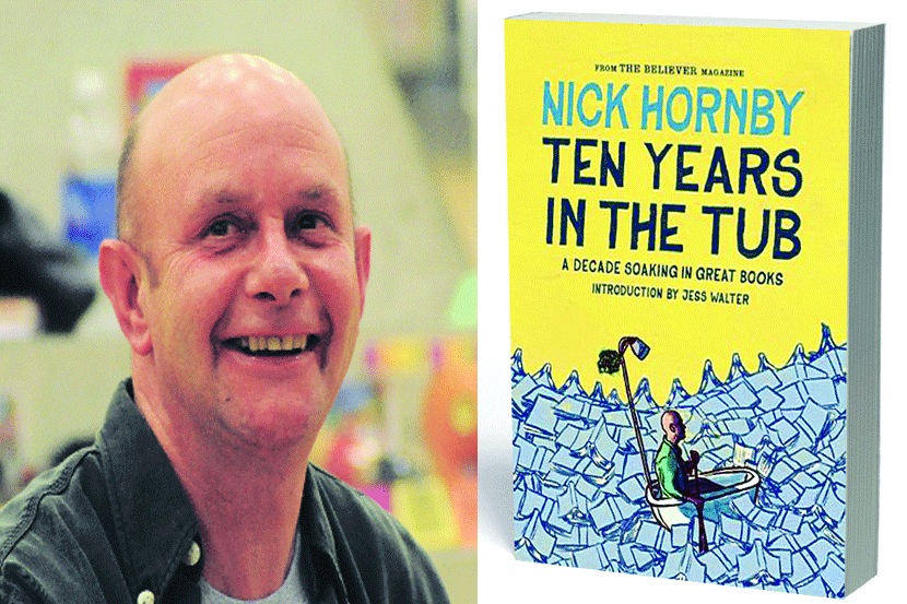 ‘द टेन इयर्स इन टब’
लेखक : निक हॉर्नबी
प्रकाशक : बीलिव्हर मॅगझिन
पृष्ठे : ४६४, किंमत : सुमारे २,५०० रुपये ‘द टेन इयर्स इन टब’
लेखक : निक हॉर्नबी
प्रकाशक : बीलिव्हर मॅगझिन
पृष्ठे : ४६४, किंमत : सुमारे २,५०० रुपये