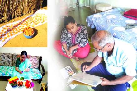करोनाष्टक : जलरंगात रंगलो