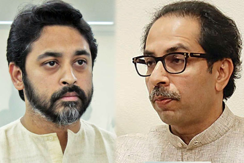 निलेश राणे आणि उद्धव ठाकरे निलेश राणे आणि उद्धव ठाकरे