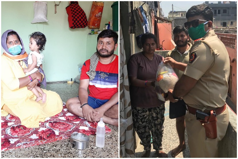 खाकी वर्दीतली माणुसकी : उपासमारीची वेळ आलेल्या दाम्पत्यासाठी पोलीस ठरले देवदूत