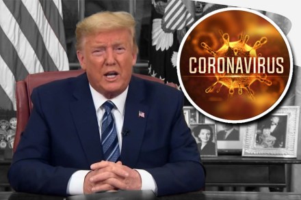 ट्रम्पतात्या आणि करोनादेवी  ट्रम्पतात्या आणि करोनादेवी