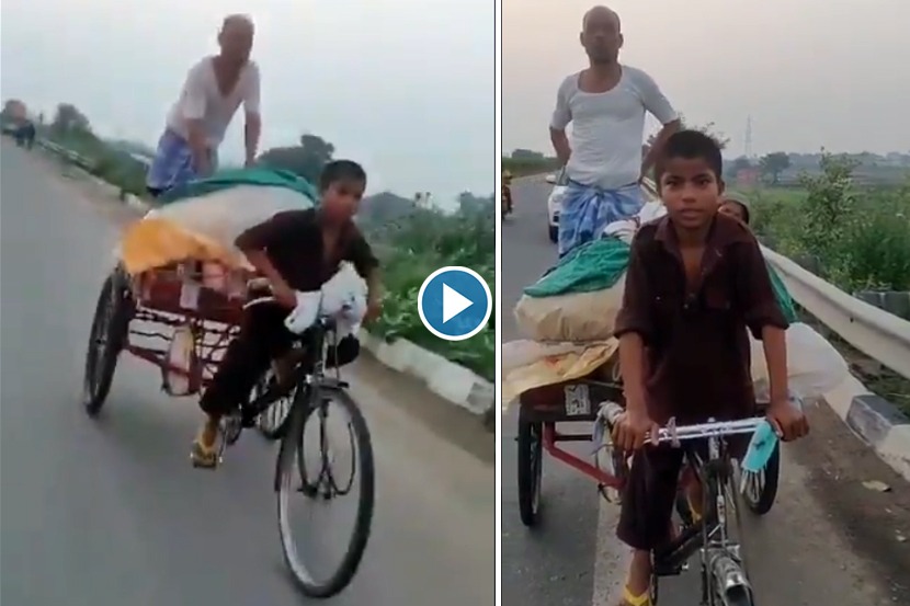 केवळ ११ वर्षांच्या मुलाने आई-वडिलांना नेले बनारस ते अररिया, अभिनेत्रीने रिट्विट केला व्हिडीओ