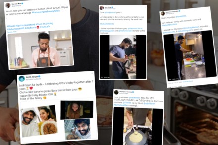 Men at Work: पुरुषांनाही पडली स्वयंपाकाची भूरळ; अभिनेत्यांपासून सामान्यांनी शेअर केली त्यांची किचनमधील कलाकारी