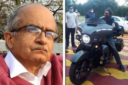सरन्यायाधीशांचा Harley Davidson वरील फोटो व्हायरल, प्रशांत भूषण यांनी केली टीका