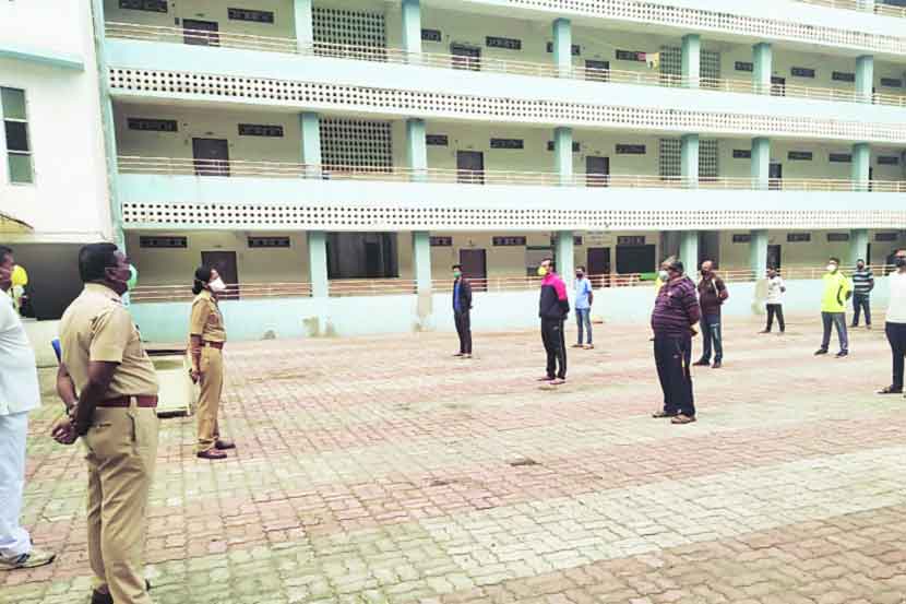 मालेगाव बंदोबस्तातील काही पोलीस विश्रांतीसाठी विलगीकरणात