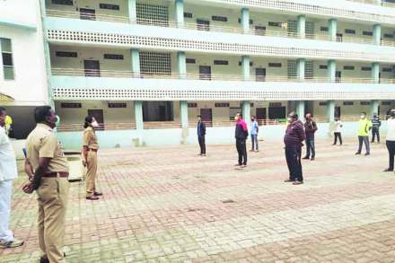 मालेगाव बंदोबस्तातील काही पोलीस विश्रांतीसाठी विलगीकरणात