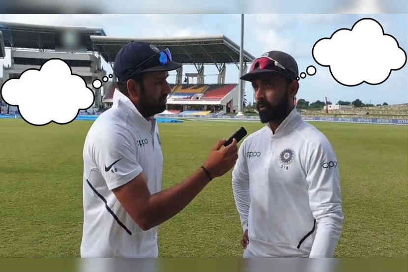 “ए भिडू, मुँह में क्या है?”; अजिंक्यच्या फोटोवर धवनची भन्नाट कमेंट