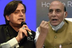 कमल न तोड़ ले ये हाथ कहीं …; शशी थरूर यांचा राजनाथ सिंग यांना टोला